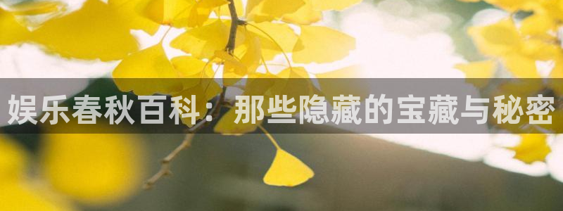 百达娱乐：娱乐春秋百科：那些隐藏的宝藏与秘密